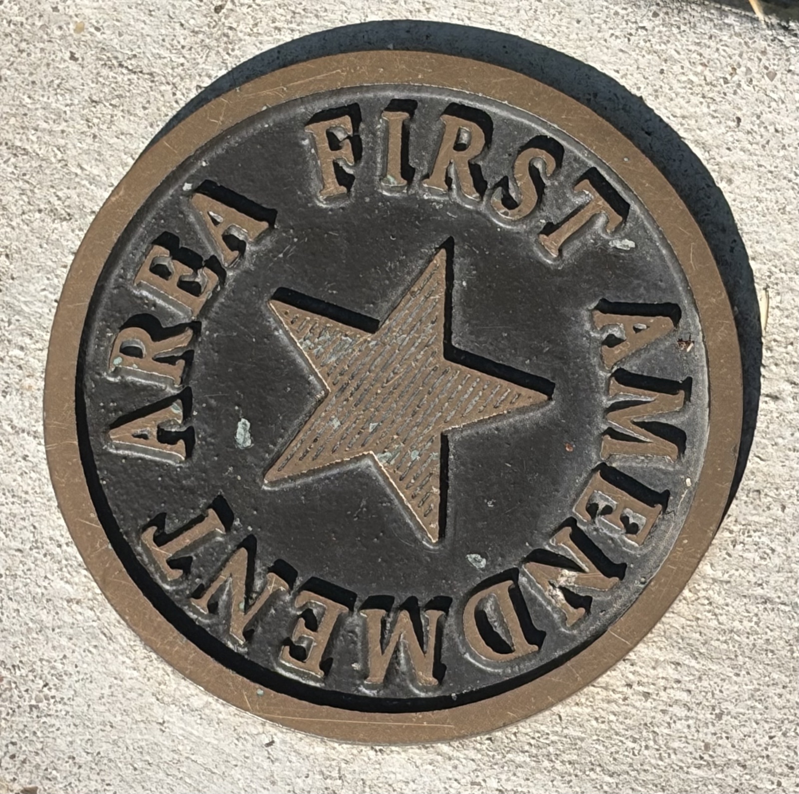 first amendment area