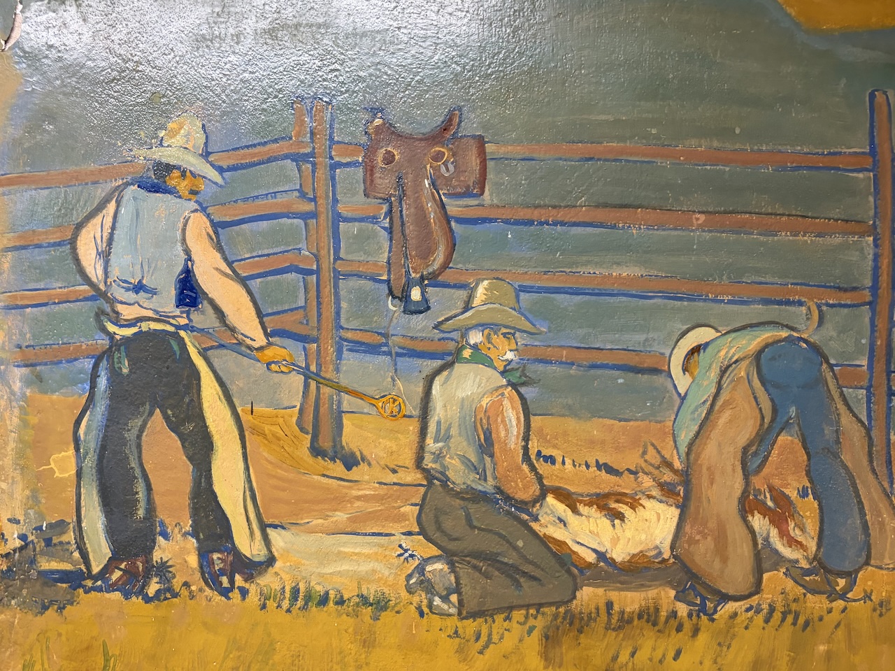 Cowboy Mural